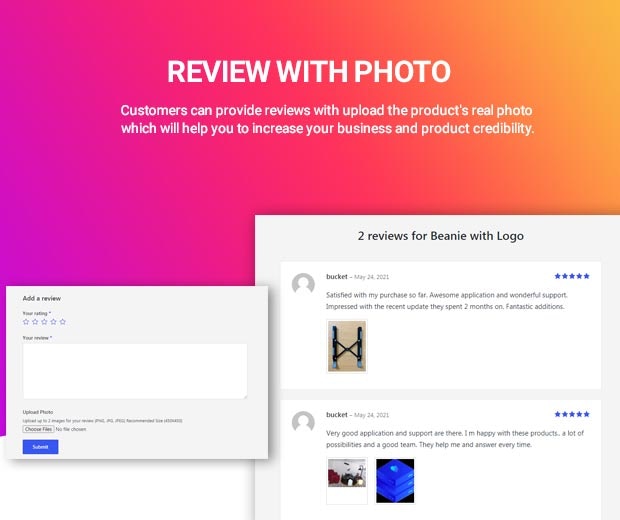 WooCommerce Review Master gallery image