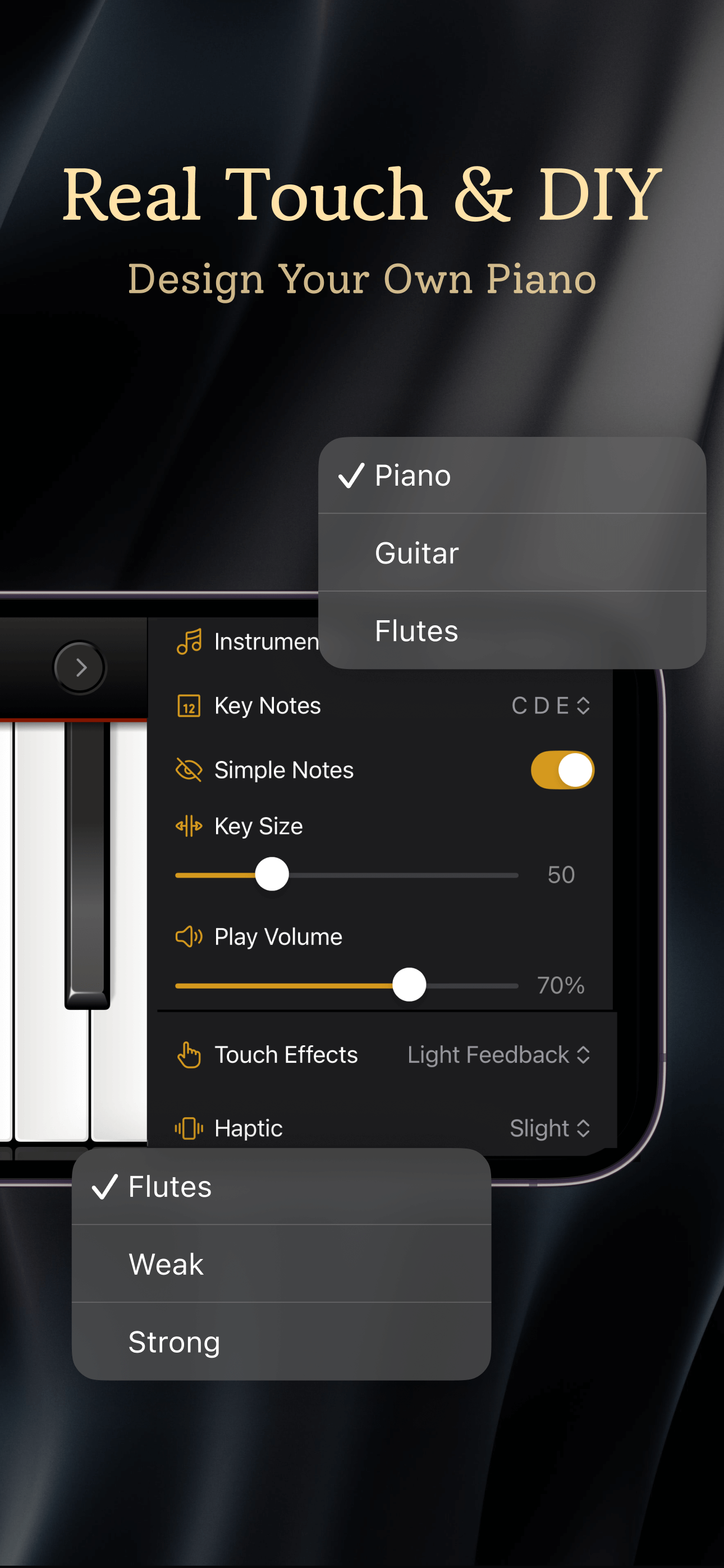 Widget de piano media 3