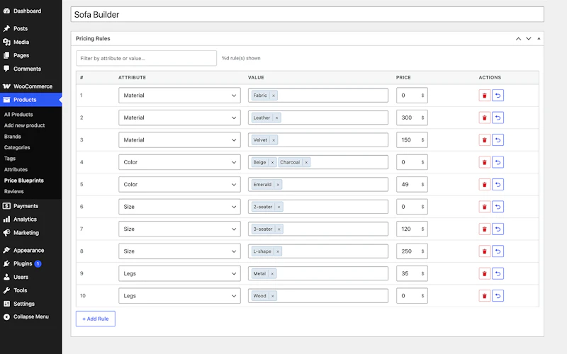 PriceBlueprint screenshot 2