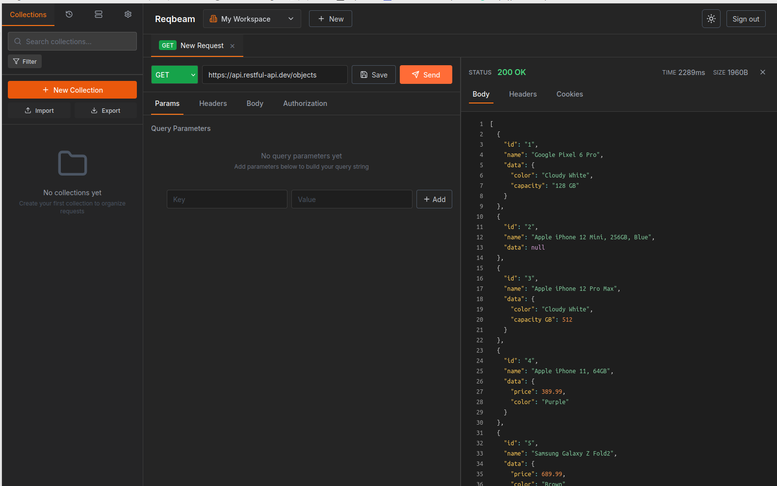 ReqBeam – Open Source API Tool - Screenshot 2 showing product features and functionality