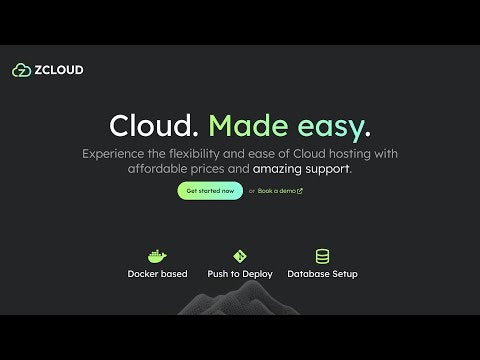 startuptile zCloud-Cloud. Made easy.