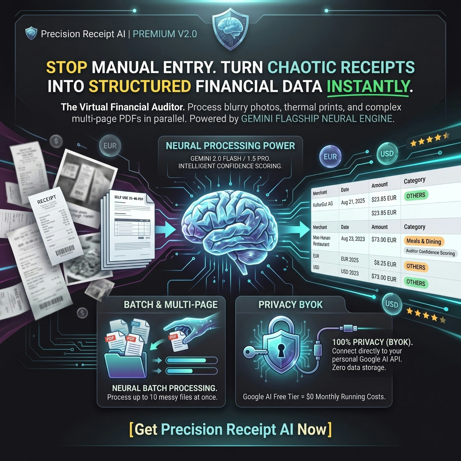 Precision Receipt AI