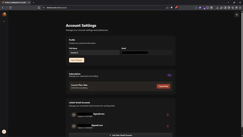 DraftMyMail AI screenshot 4