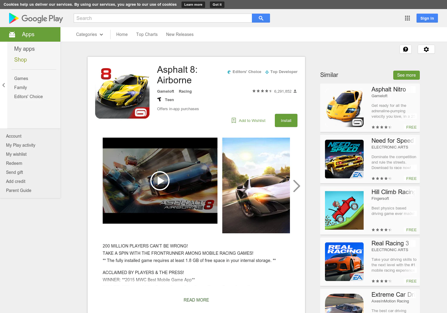Asphalt 8