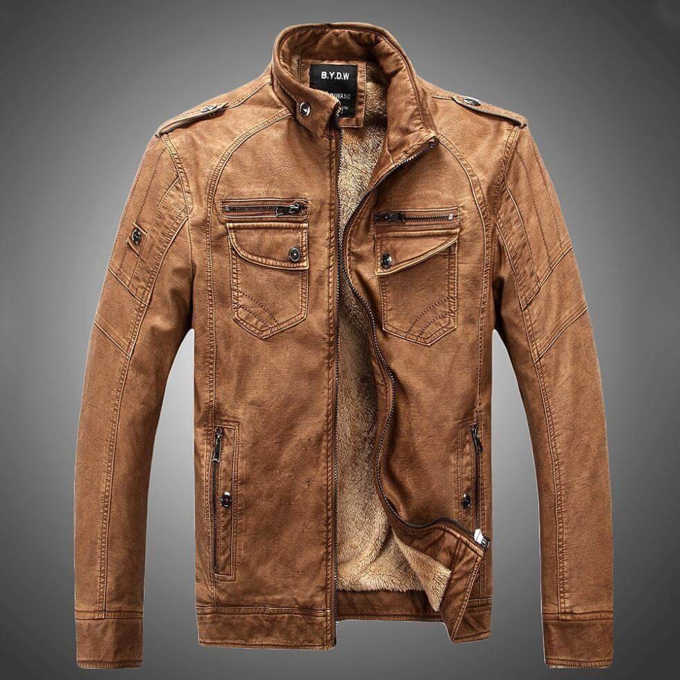 Waterproof Leather Jacket