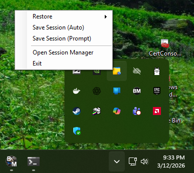 Explorer Session Saver gallery image