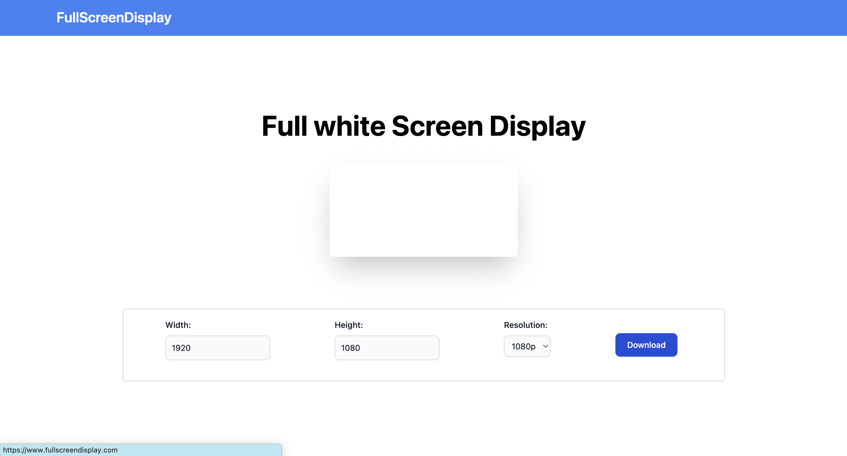 FullScreendisPlay - フルブランク画面ディスプレイメディア1