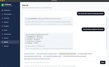 Perfinova: Personal Finance for Mac gallery image