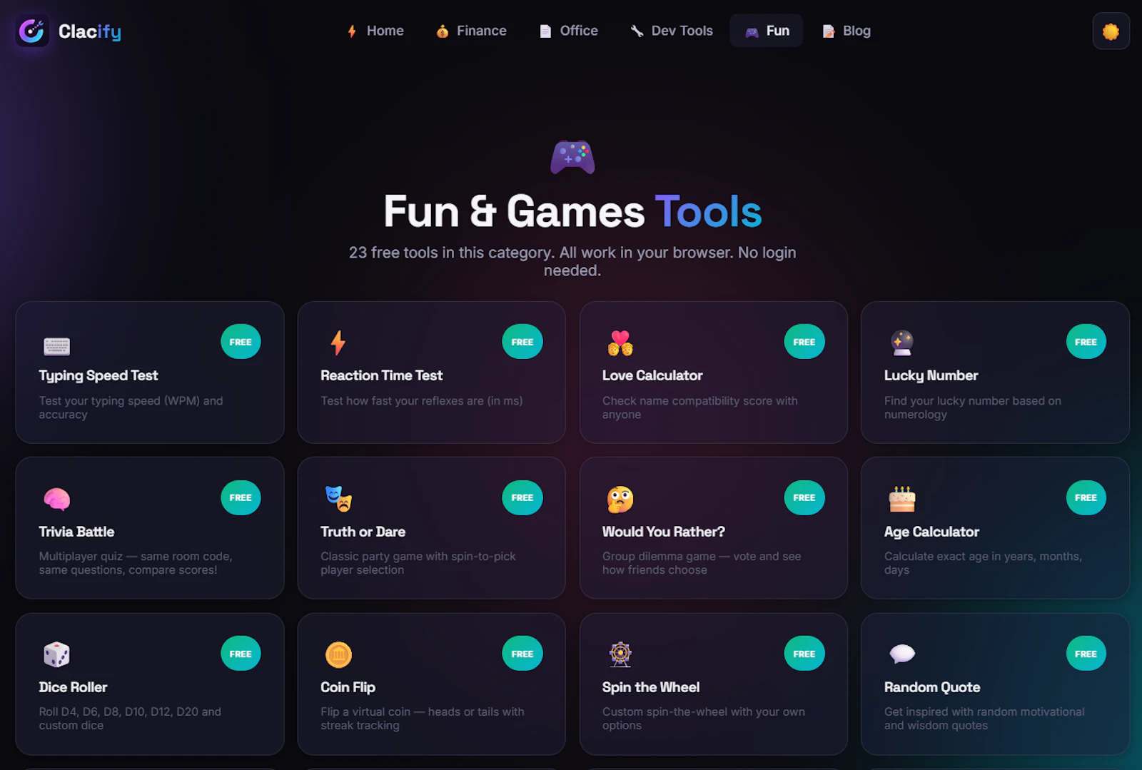 Clacify screenshot 2