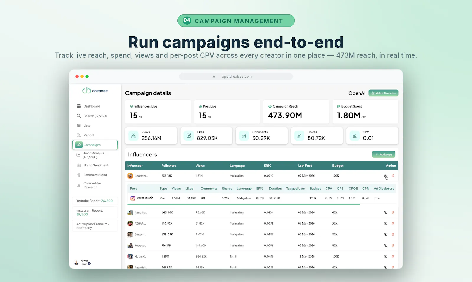 Dreabee screenshot 4