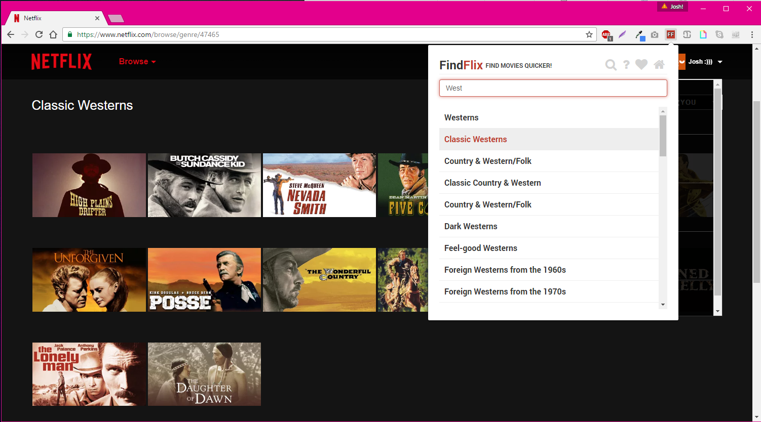 FindFlix - Secret Netflix Categories gallery image