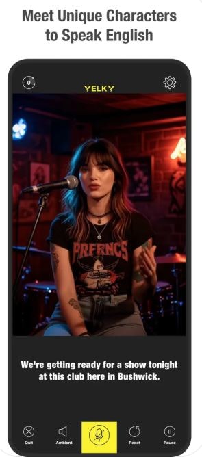 Yelky Learn English AI gallery image