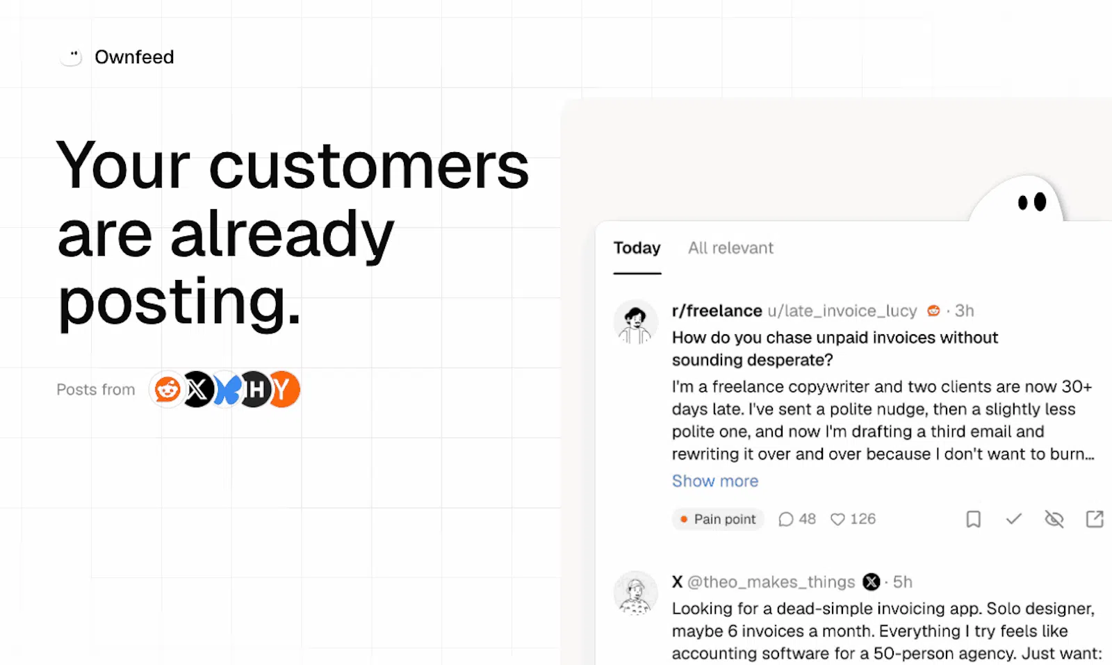 Ownfeed screenshot 2
