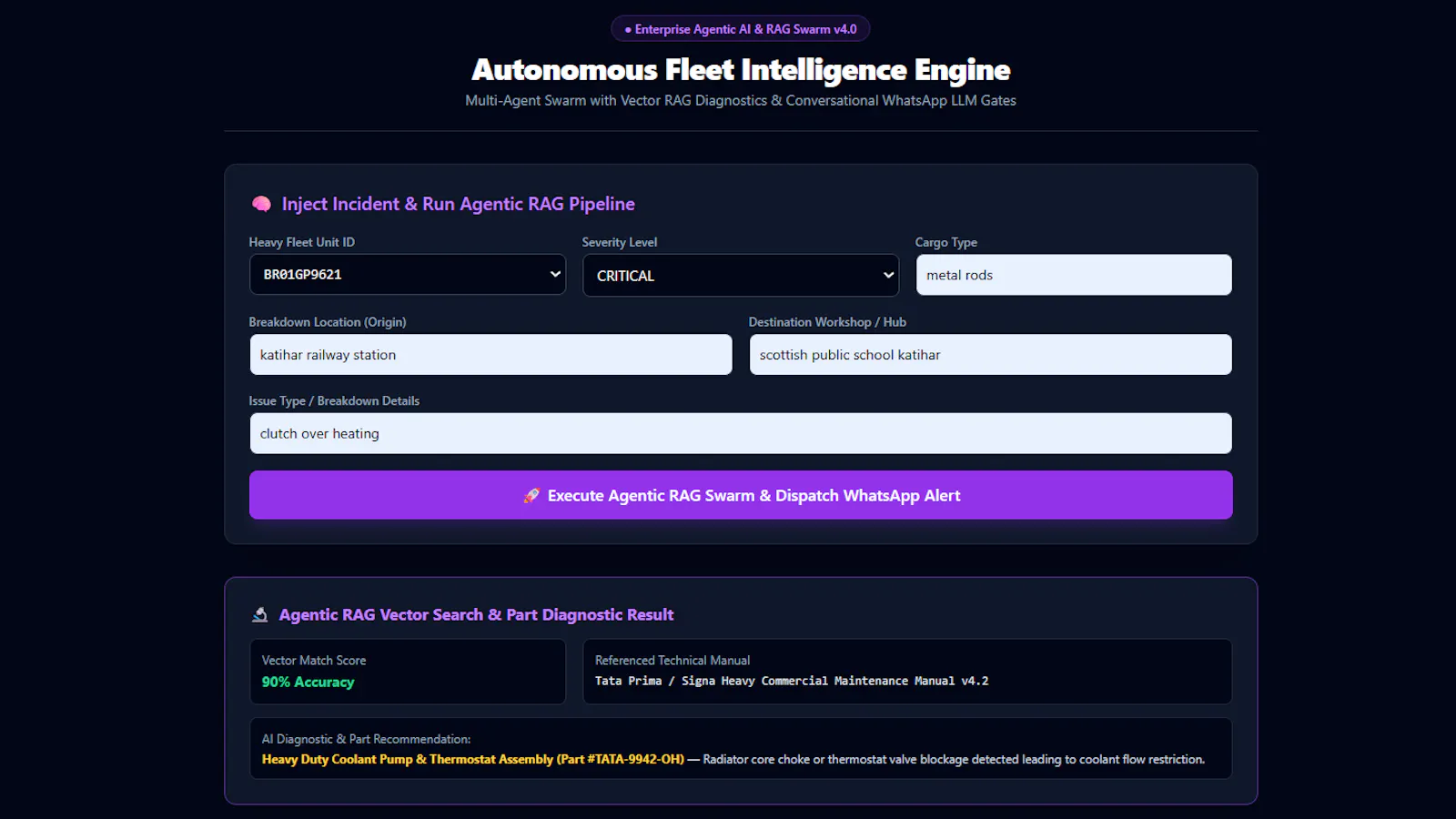 FleetSwarm AI screenshot 1