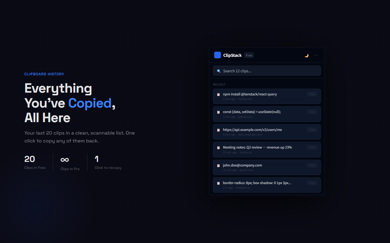ClipStack gallery image