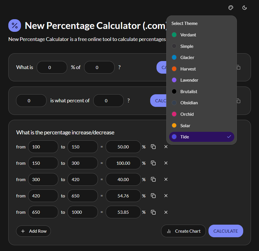 Percentage Calculator gallery image