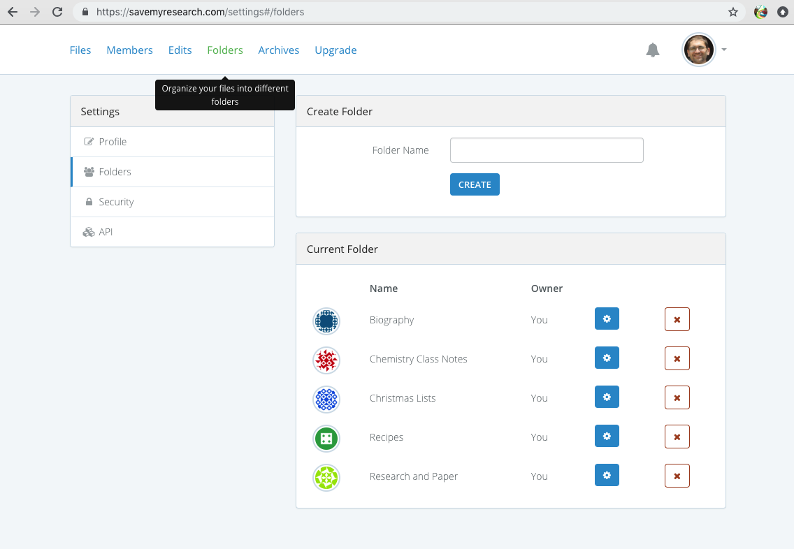 SaveMyResearch gallery image