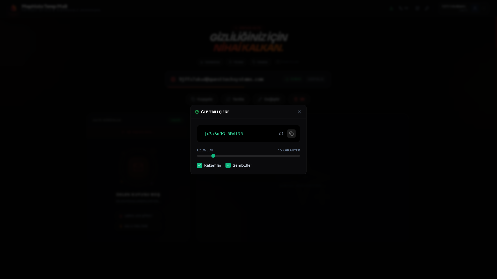MephistoMail - Screenshot 5 showing product features and functionality