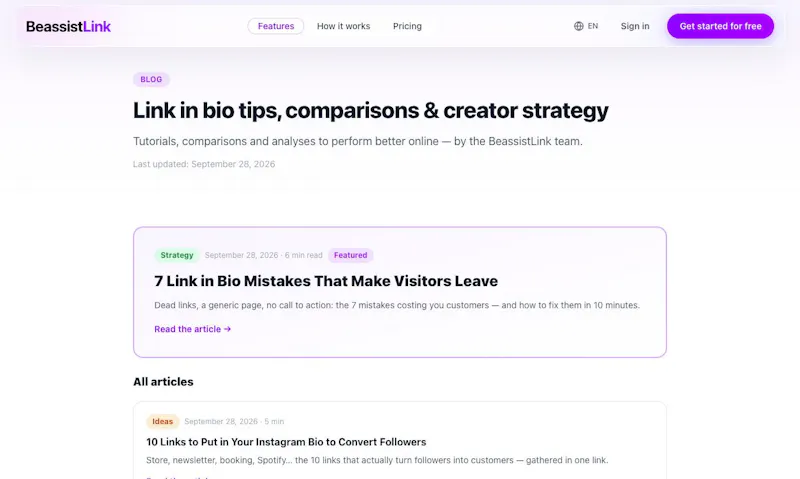BeassistLink - Gather. Share. Grow screenshot 3