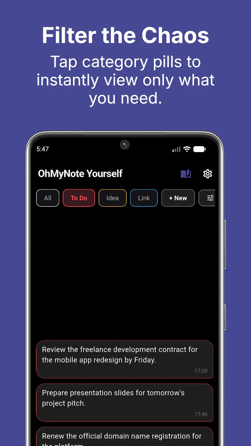 OhMyNote Yourself screenshot 4
