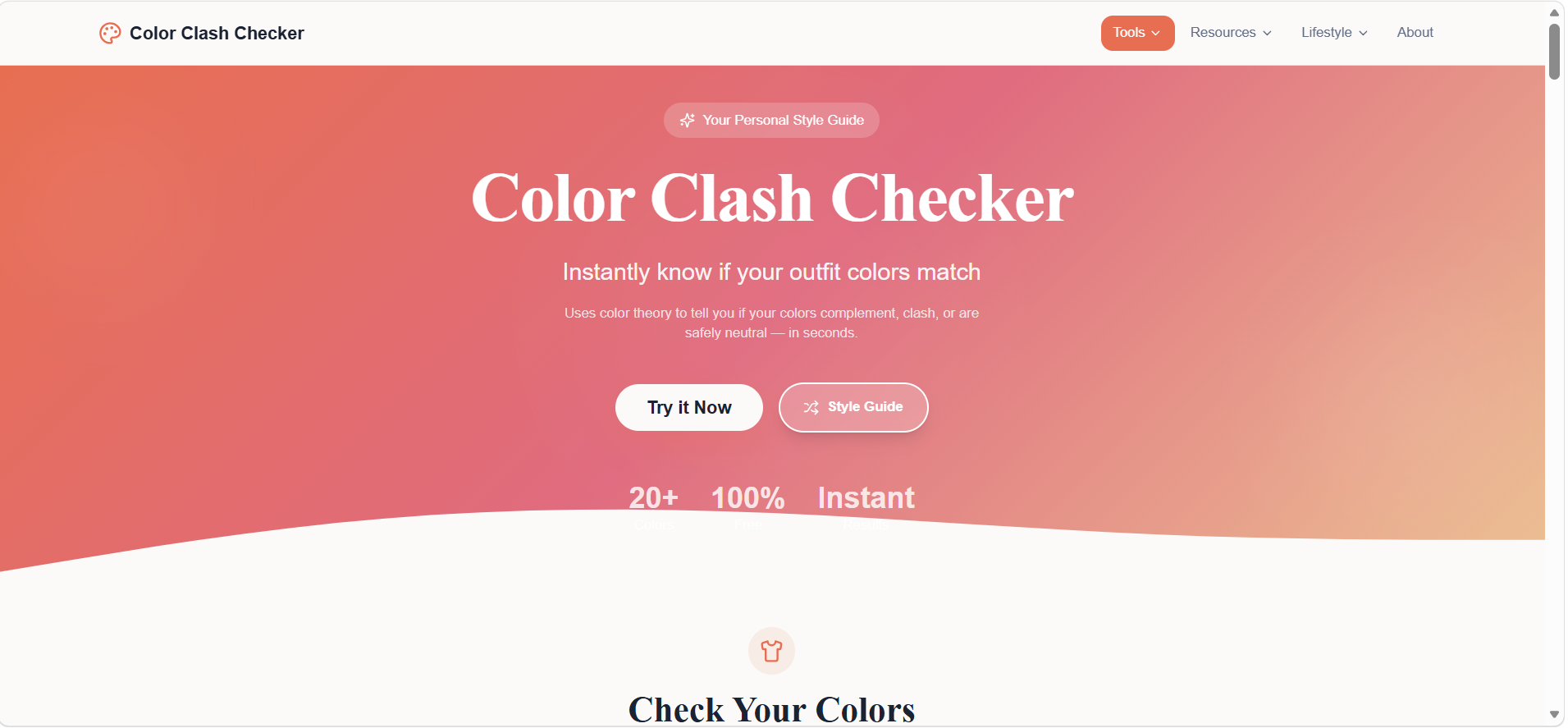 Color Clash Checker