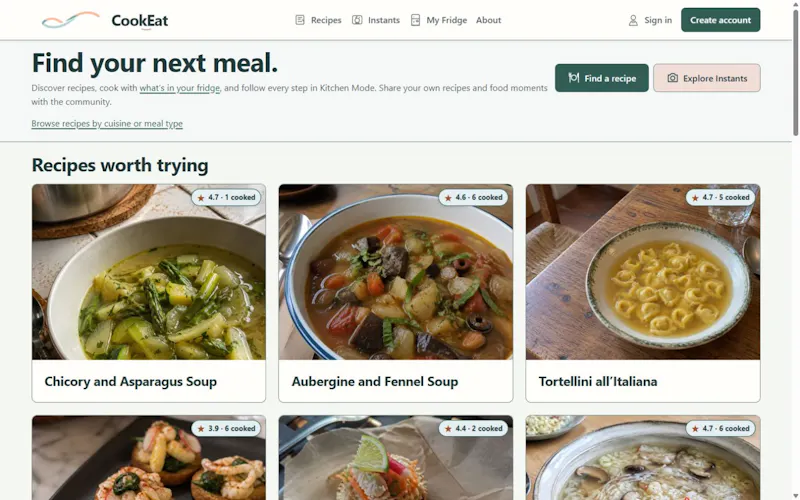CookEat screenshot 2
