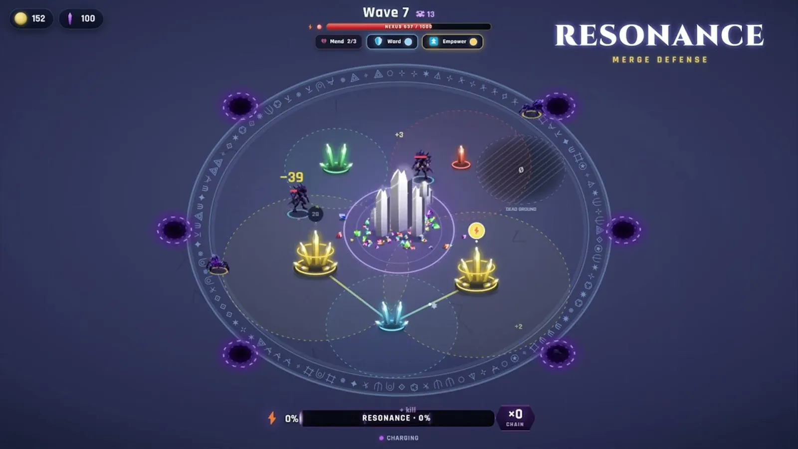 Resonance Merge Defense screenshot 1 (video preview)