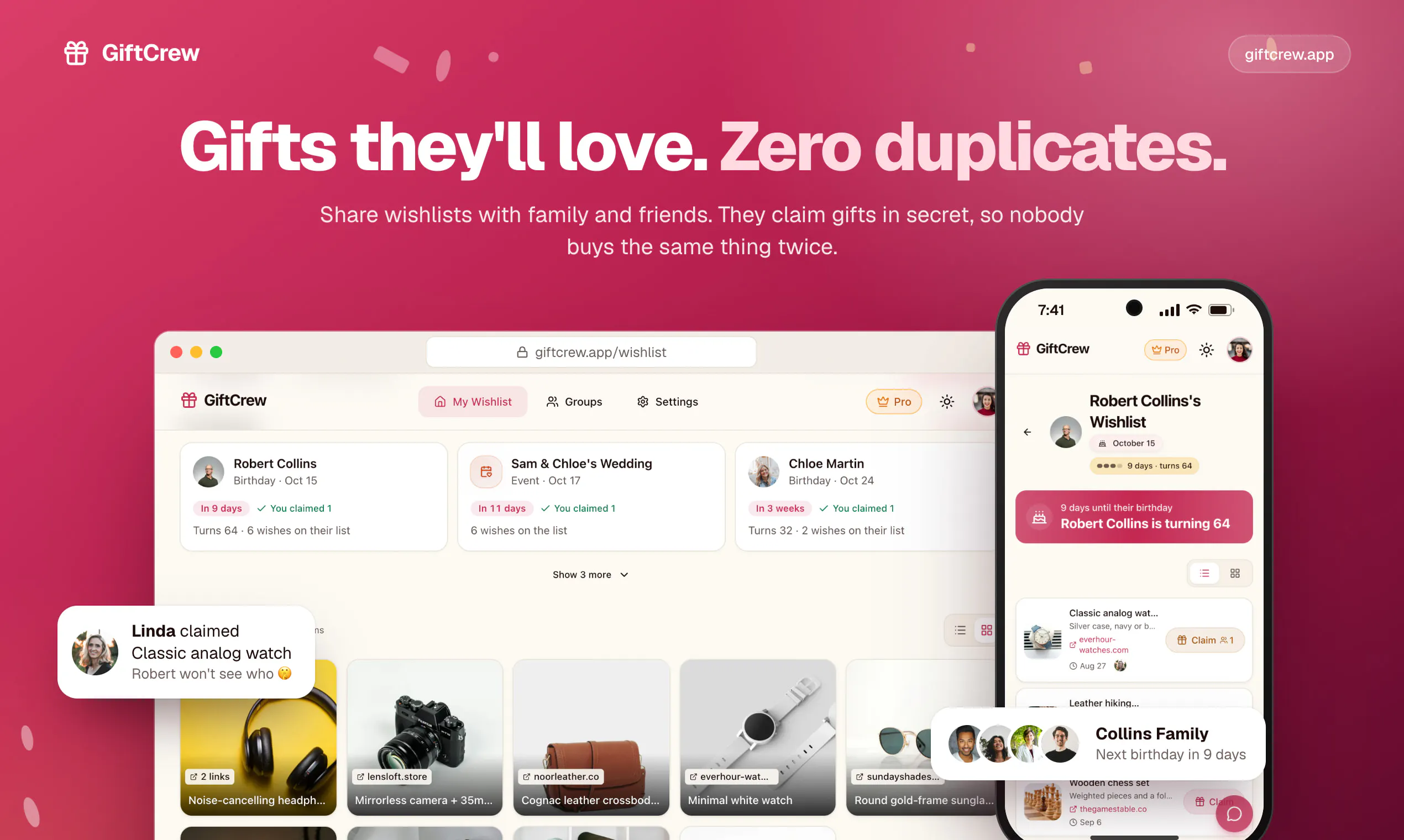 GiftCrew screenshot 1