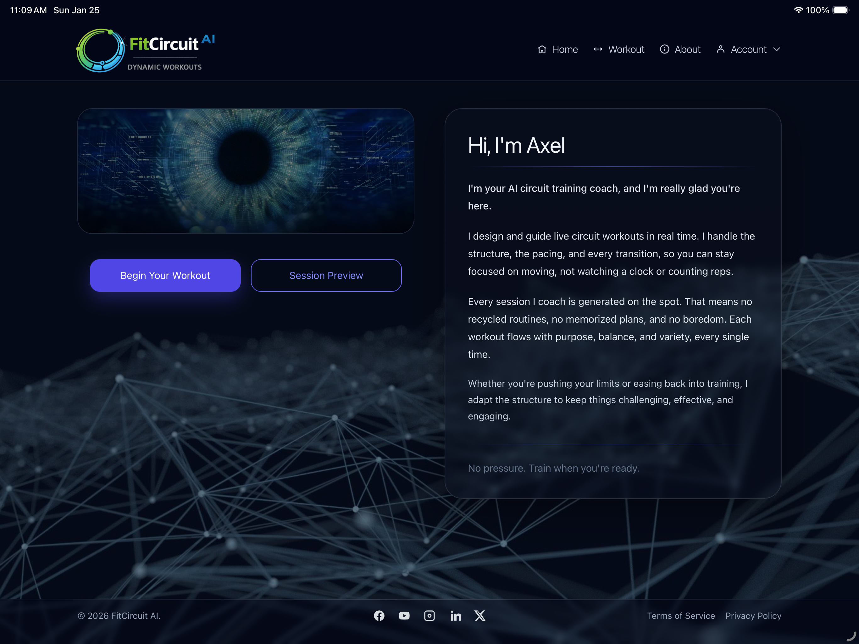 FitCircuitAI - Screenshot 3 showing product features and functionality