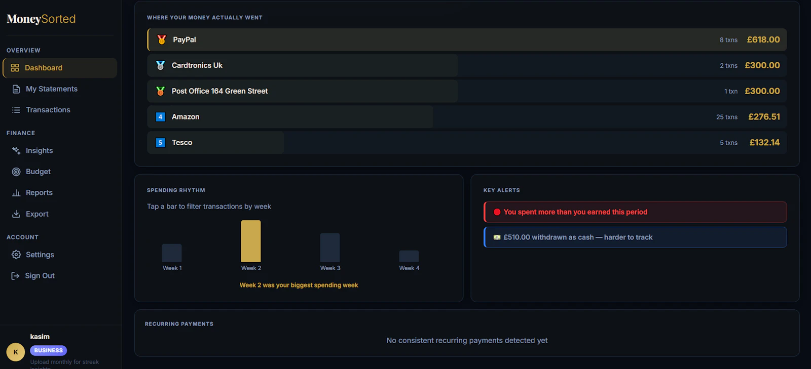 MoneySorted screenshot 3