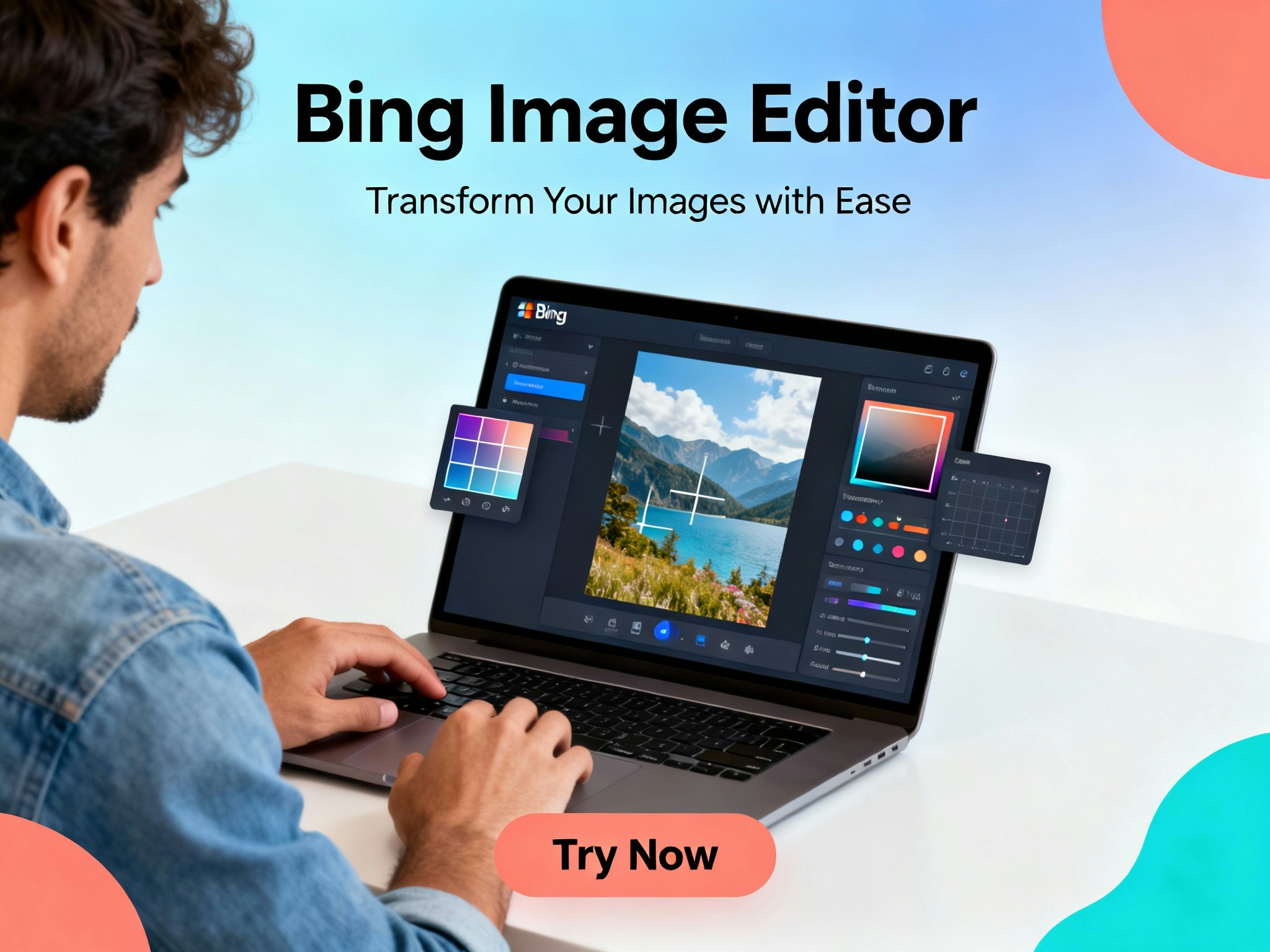 Bing Image Editor - Main product screenshot demonstrating key features and user interface