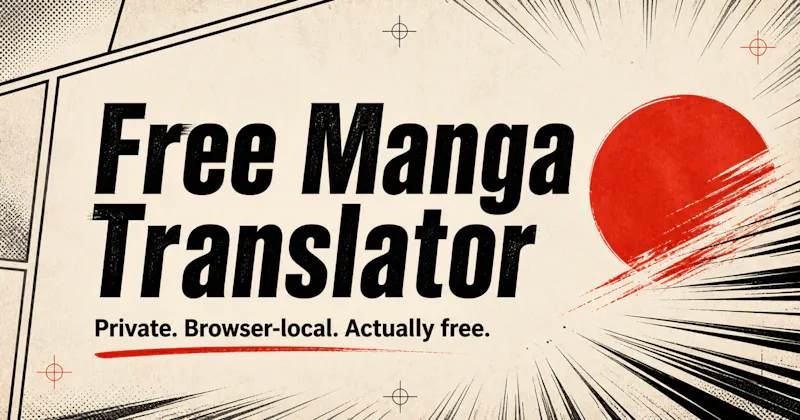 Free Manga Translator screenshot 1