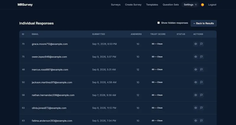 MRSurvey screenshot 6