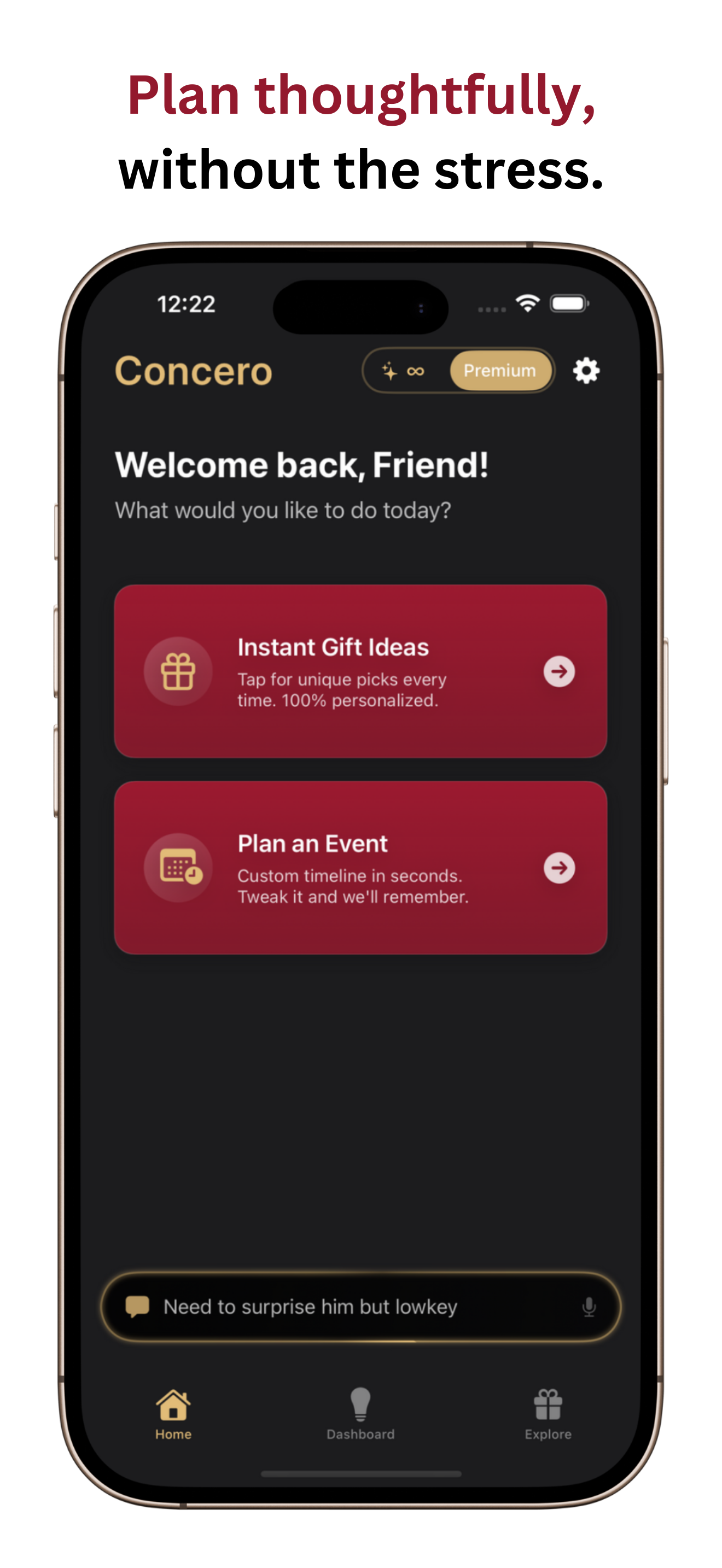 Média Concener - Planifiez instantanément des cadeaux et des événements réfléchis - pas de culpabilité ou de stress 4