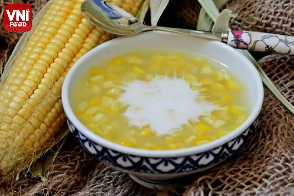 MAKE CORN SWEET SOUP WITH COCONUT MILK