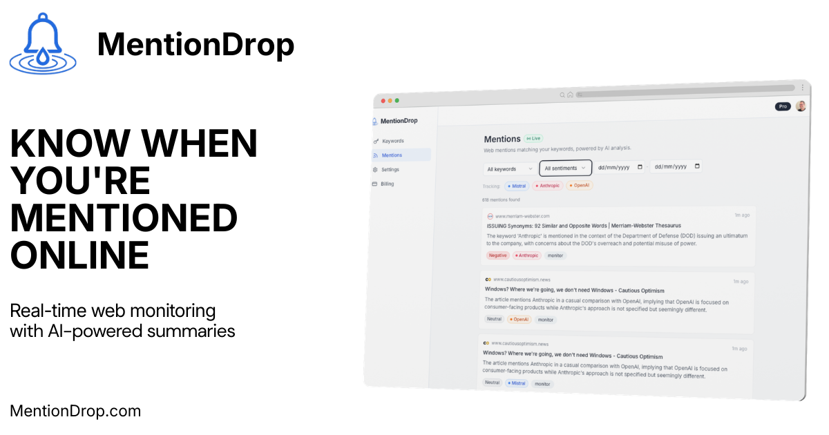 MentionDrop gallery image