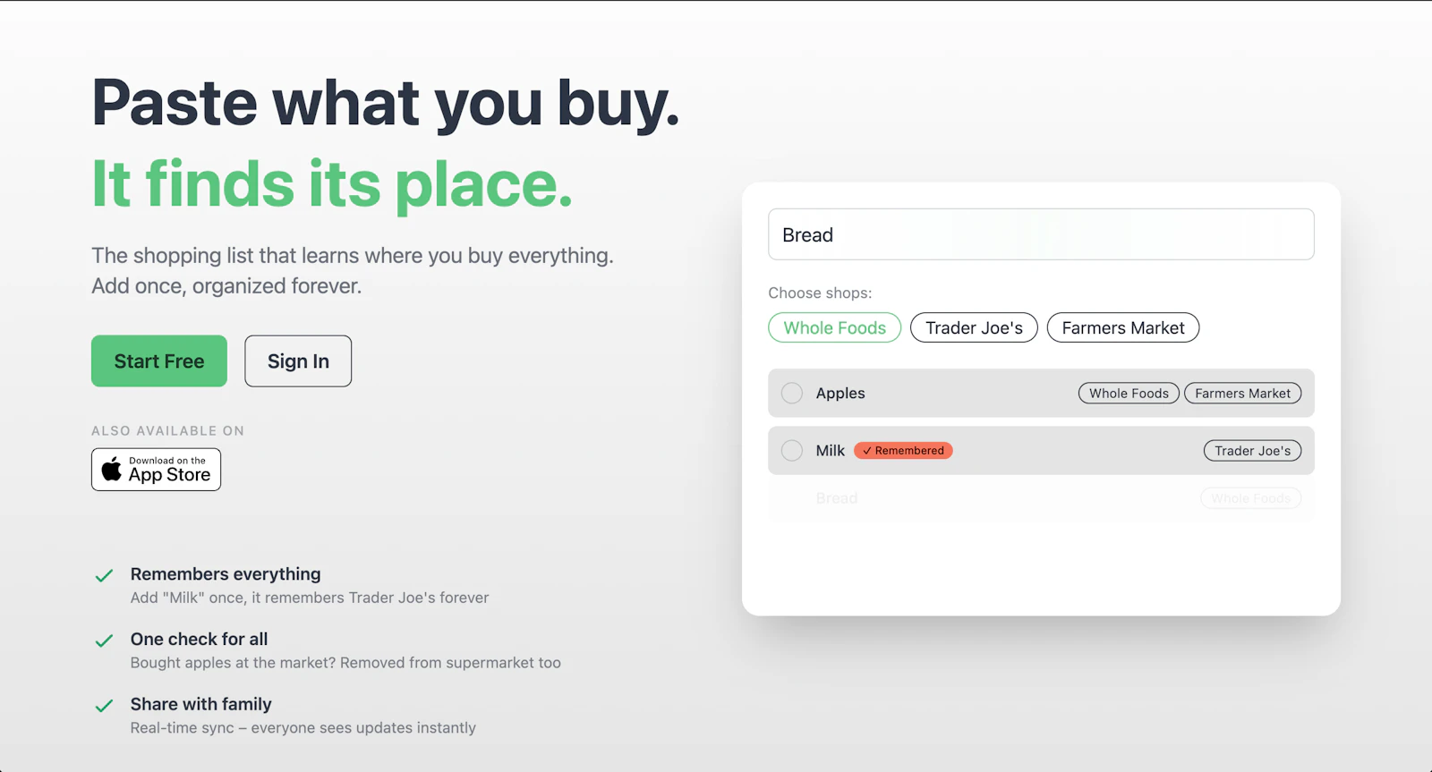 Intolist screenshot 2