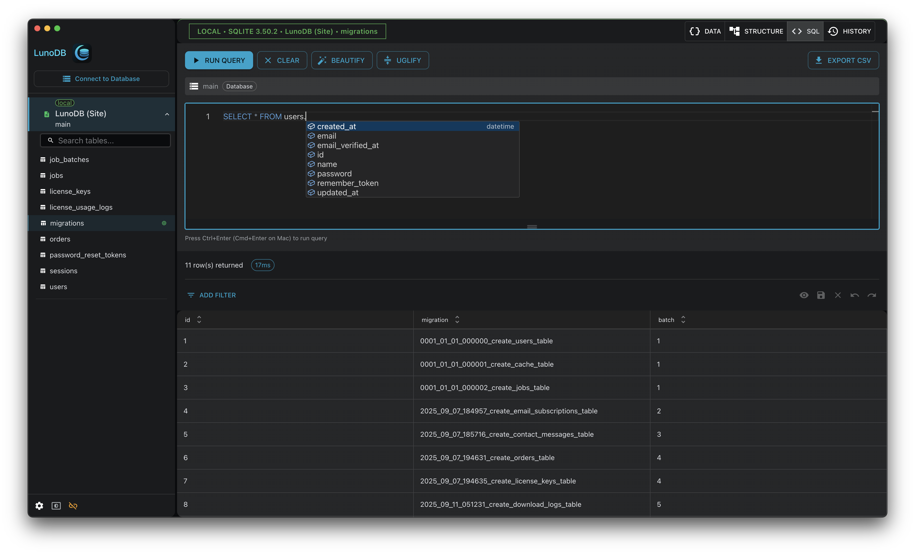 LunodB - Una potente soluzione di database per applicazioni moderne media 3