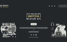 Unofficial Medium API media 3