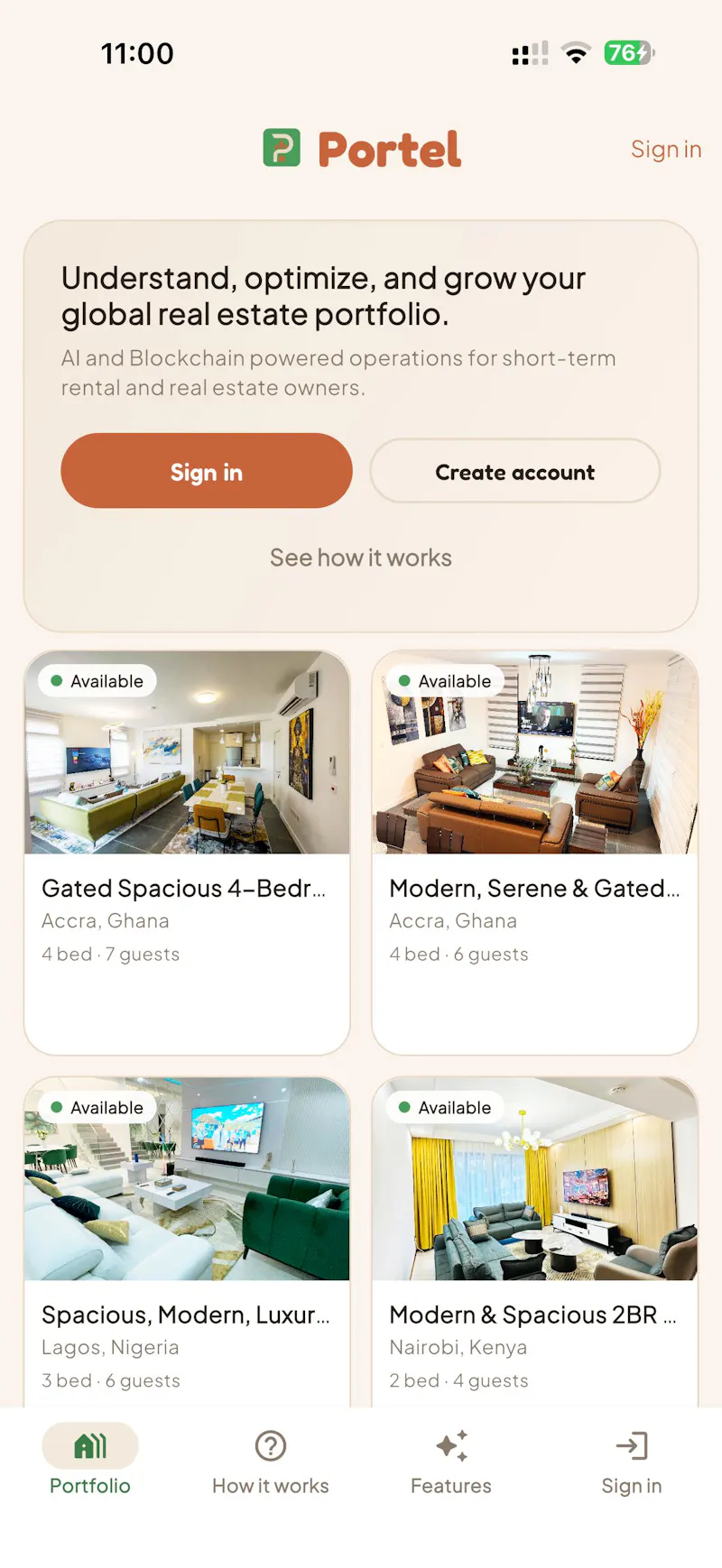 Portel screenshot 2