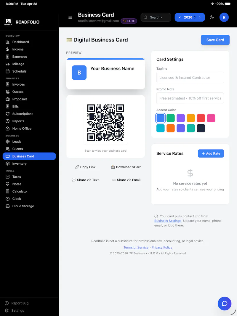 RoadFolio screenshot 4