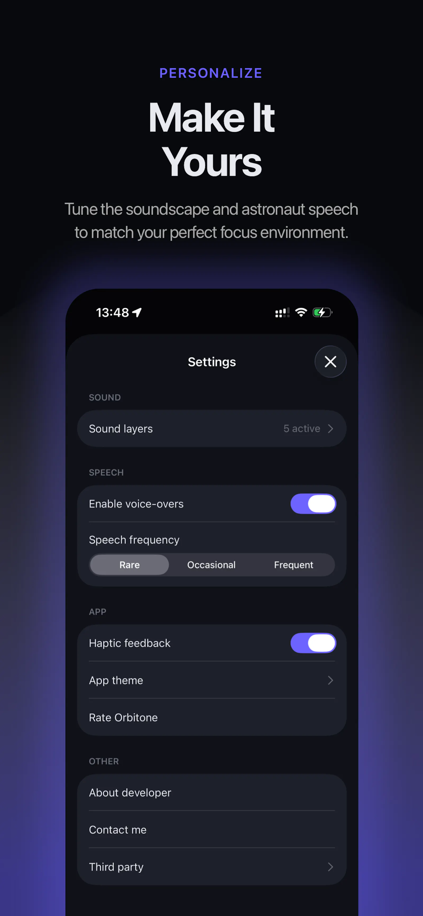 Orbitone screenshot 5