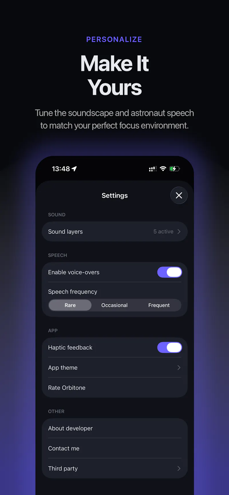 Orbitone screenshot 5