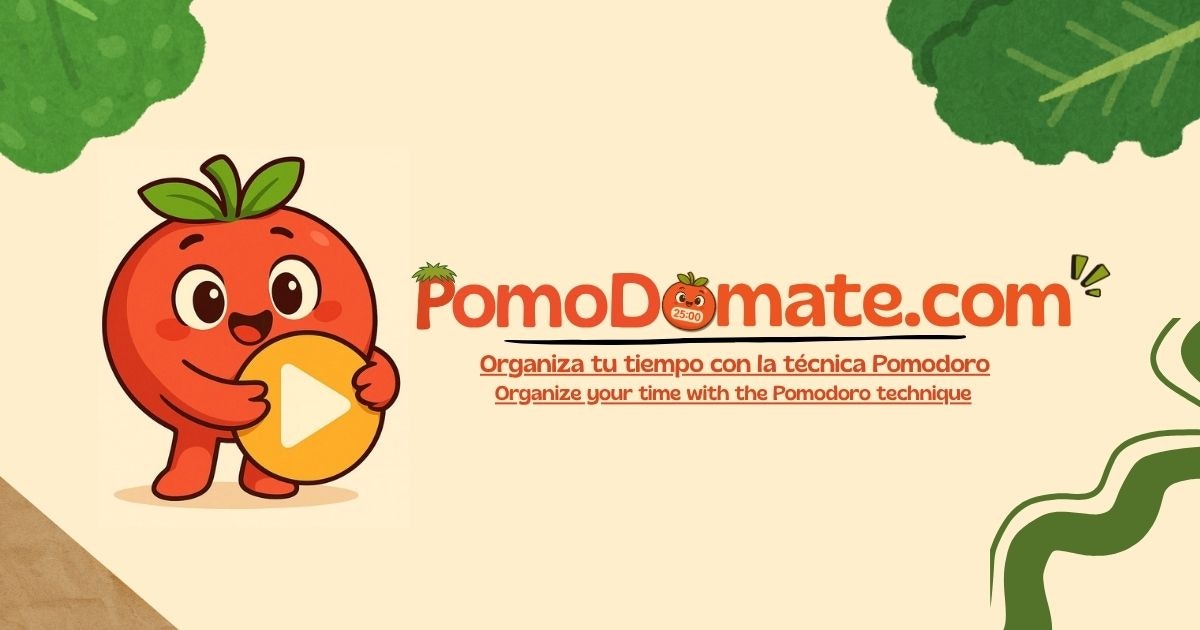 Pomodomate - Main product screenshot demonstrating key features and user interface