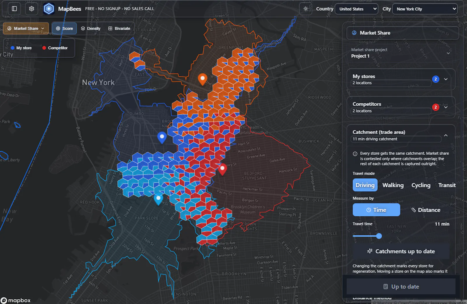 MapBees screenshot 3