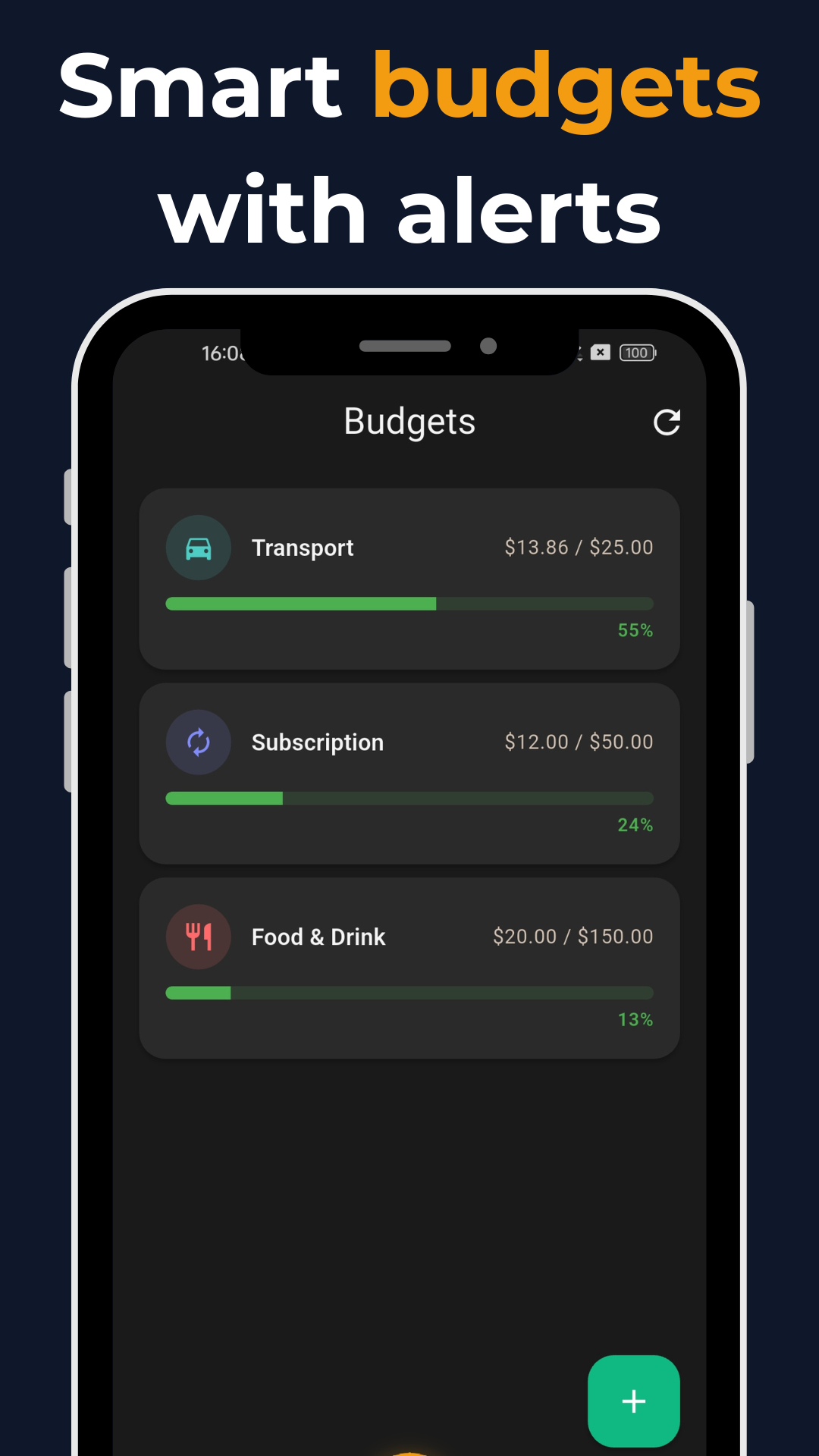 CashWhisper AI — Expense chat tracker gallery image