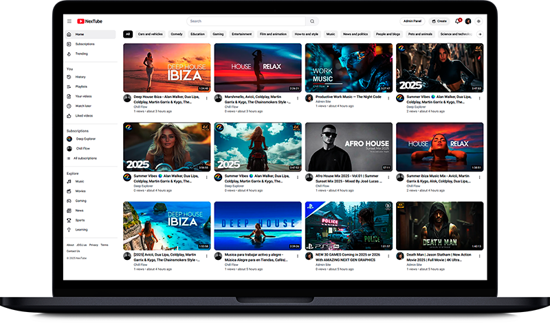 Launch your own youtube video platform gallery image