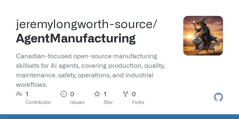 AgentManufacturing AI Skillsets screenshot 2