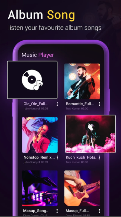 Reproductor de música - reproductor de mp3, creador de tono de llamada - Music Player 2023 mejora la experiencia de cortador mp3 y ecualizador media 2