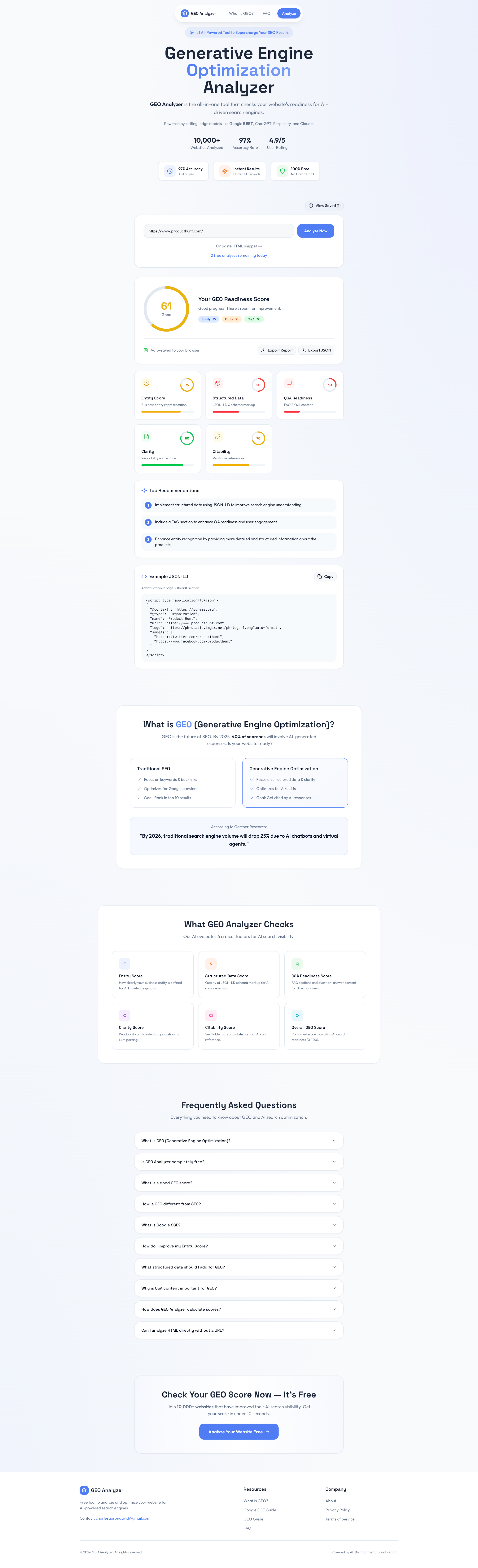 GEO Analyzer gallery image